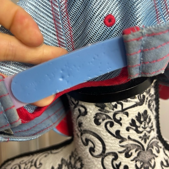 Aksels Blue White Dead of Day Skull Hat Mesh - Picture 3 of 5